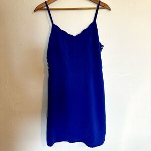 Very J Cobalt Blue Spaghetti Strap Dress